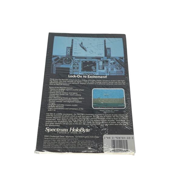Falcon – The F-16 Fighter Simulation (AMIGA, Sealed) by Spectrum HoloByte - Picture 2 of 4